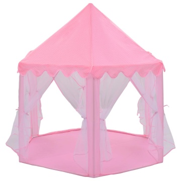 Cort de joacă Princess cu 250 de bile, roz, 133x140 cm - Img 3