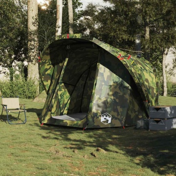 Cort de pescuit pentru 4 persoane, camuflaj, impermeabil - Img 3