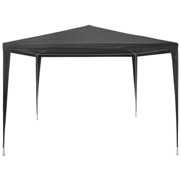 Cort de petrecere, antracit, 3 x 3 m, PE - Img 2