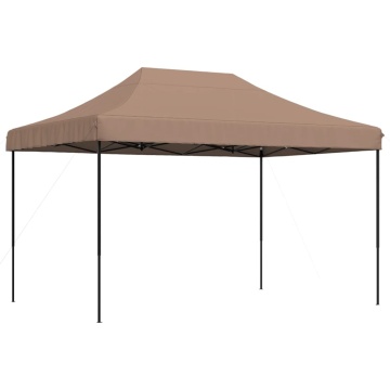 Cort de petrecere pliabil Pop-Up, 410x279x315 cm, maro - Img 2
