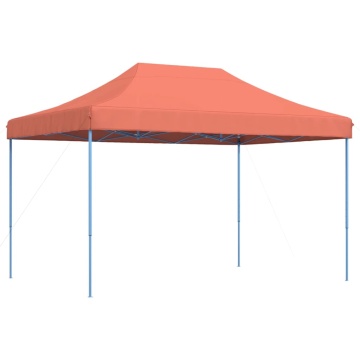 Cort de petrecere pliabil Pop-Up, 410x279x315 cm, teracotă - Img 8