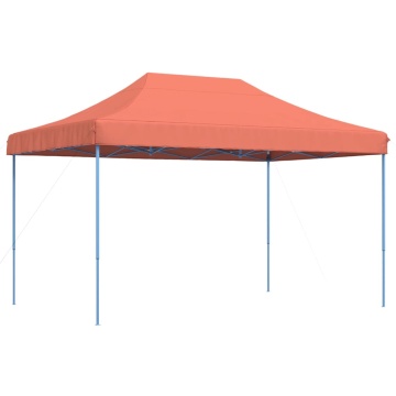 Cort de petrecere pliabil Pop-Up, 440x292x315 cm, teracotă - Img 2