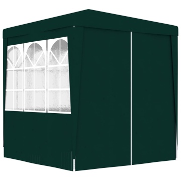 Cort de petrecere profesional cu pereți verde 2 x 2 m, 90 g/m² - Img 1