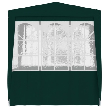 Cort de petrecere profesional cu pereți verde 2 x 2 m, 90 g/m² - Img 4