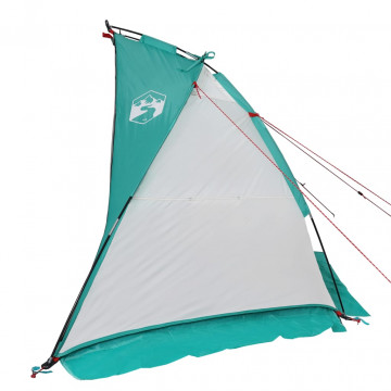 Cort de plajă, verde marin, 268x223x125 cm, tafta 185T - Img 7