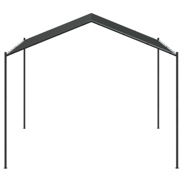 Cort pavilion, antracit, 3x3 m, oțel și material textil - Img 4