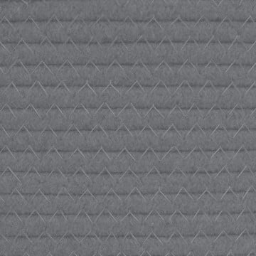 Coș de depozitare, gri și alb, Ø51x33 cm, bumbac - Img 6