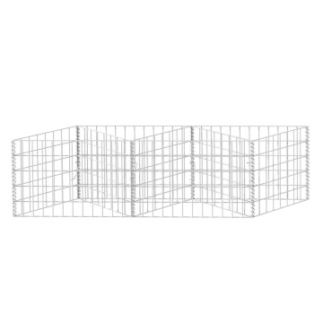 Coș gabion, 120 x 30 x 50 cm, oțel galvanizat - Img 4