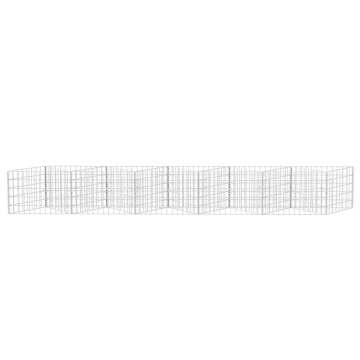 Coș gabion, 300 x 30 x 50 cm, oțel galvanizat - Img 4