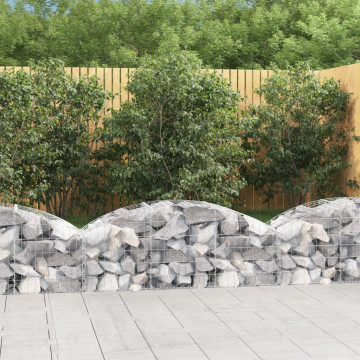 Coș gabion arcuit, 150x50x40/60 cm, fier galvanizat - Img 1