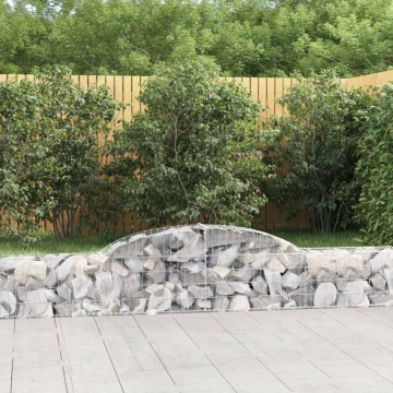 Coș gabion arcuit 300x30x40/60 cm, fier galvanizat - Img 1