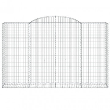 Coș gabion arcuit, 300x50x180/200 cm, fier galvanizat - Img 3