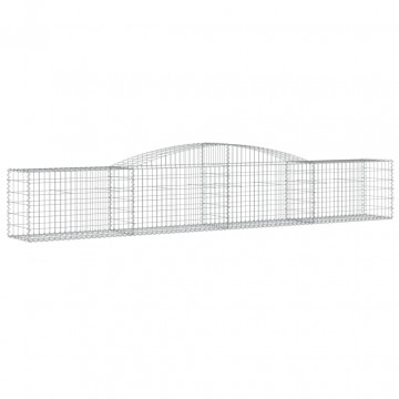 Coș gabion arcuit 400x50x60/80 cm fier galvanizat - Img 2
