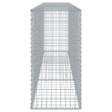 Coș gabion cu capac, 300x50x100 cm, fier galvanizat - Img 4