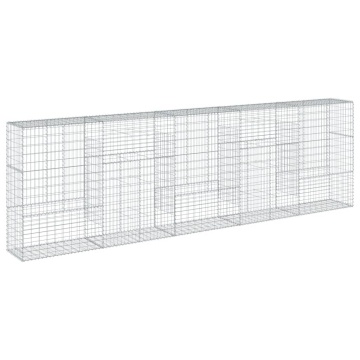 Coș gabion cu capac, 500x50x150 cm, fier galvanizat - Img 7