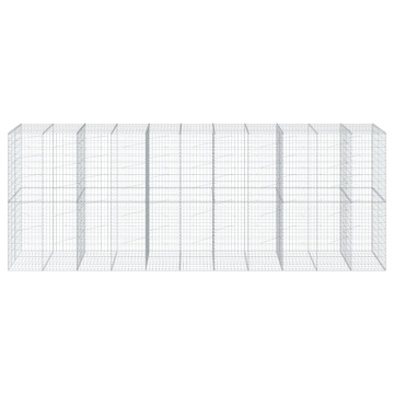 Coș gabion cu capac, 550x100x200 cm, fier galvanizat - Img 3