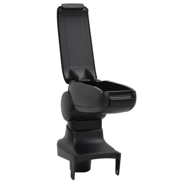 Cotieră auto, negru, 15x35x(30-47) cm ABS - Img 4