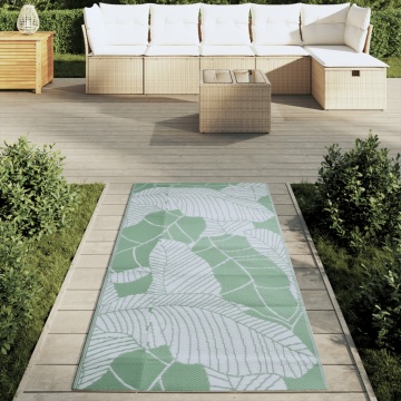 Covor de exterior, verde, 80x150 cm, PP - Img 3