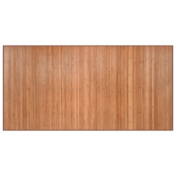 Covor dreptunghiular, natural, 100x200 cm, bambus - Img 2