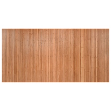 Covor dreptunghiular, natural, 100x200 cm, bambus - Img 2