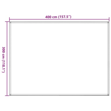 Covor pentru cort, bej, 300x400 cm - Img 7