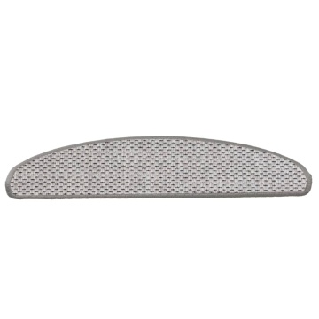 Covoraș scări autoadeziv 15 buc platină 65x21x4 cm aspect sisal - Img 4