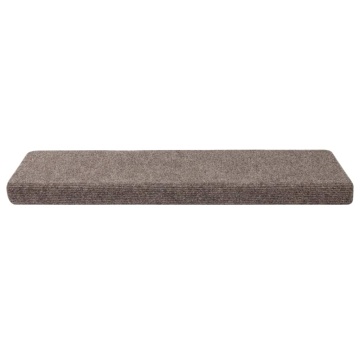 Covorașe scară autoadezive 30 buc crem 65x21x4 cm - Img 3