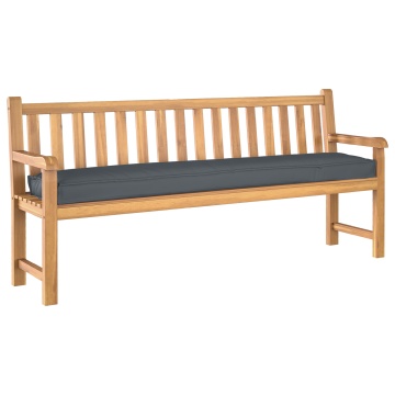 Culoare Pallet Cushion pentru Bancă Antracit 180x40x8 cm Fabrică Oxford - Img 3