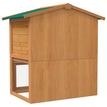 Cușcă de exterior iepuri cușcă adăpost animale mici 3 uși lemn - Img 13