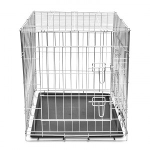 Cușcă pentru câini pliabilă, metal, L - Img 3