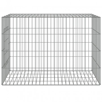 Cușcă pentru iepuri, 78x54x54 cm, fier galvanizat - Img 3