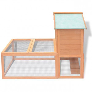 Cușcă pentru iepuri și alte animale de exterior, lemn - Img 2