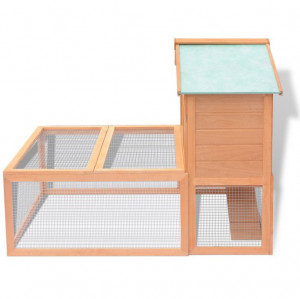 Cușcă pentru iepuri și alte animale de exterior, lemn - Img 9