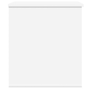 Cutie de depozitare, alb, 60x42x46 cm, lemn prelucrat - Img 8