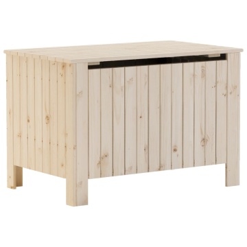 Cutie de depozitare cu capac "RANA" 80x49x54 cm, lemn masiv pin - Img 2
