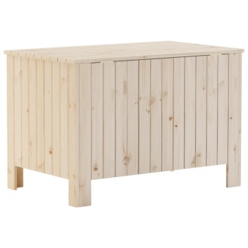 Cutie de depozitare cu capac "RANA" 80x49x54 cm, lemn masiv pin - Img 5