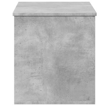 Cutie de depozitare, gri beton, 100x42x46 cm, lemn prelucrat - Img 8