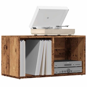 Cutie de depozitare lemn vechi 69,5x34x36 cm lemn prelucrat - Img 1