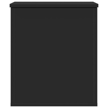 Cutie de depozitare, negru, 40x42x46 cm, lemn prelucrat - Img 4