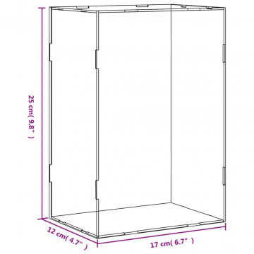 Cutie de prezentare, transparent, 17x12x25 cm, acril - Img 5