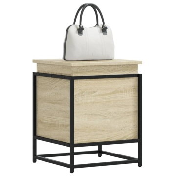 Cutie depozitare stejar sonoma 40x40x51,5cm lemn prelucrat - Img 1