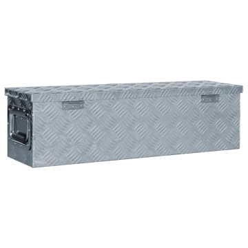 Cutie din aluminiu, 80,5 x 22 x 22 cm, argintiu - Img 3
