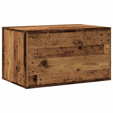 Cutie litieră pisici lemn vechi 80x50x45 cm lemn prelucrat - Img 6