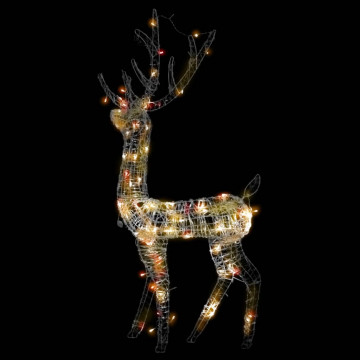 Decorațiuni ren de Crăciun, 2 buc., multicolor, 120 cm, acril - Img 7
