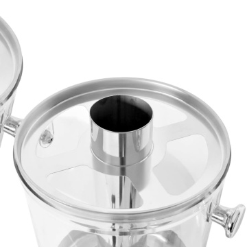 Dozator dublu de suc din oțel inoxidabil 2 x 8 L - Img 6