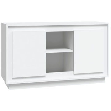 Dulap, alb, 102x35x60 cm, lemn prelucrat - Img 2