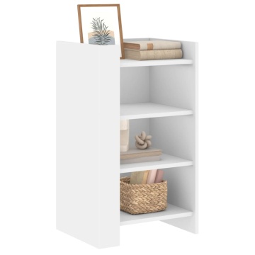 Dulap, alb, 45x35x75 cm, lemn prelucrat - Img 3