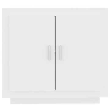 Dulap, alb, 80x40x75 cm, lemn prelucrat - Img 3