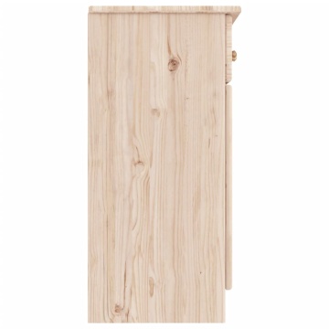 Dulap ALTA, 77x35x73 cm, lemn masiv de pin - Img 8