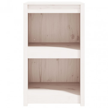 Dulap bucătărie de exterior, alb, 55x55x92 cm, lemn masiv pin - Img 4